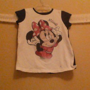 short sleeve Minnie mouse shirt